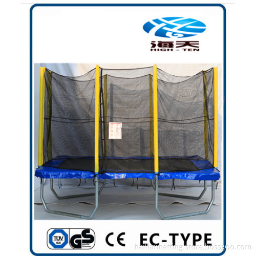 8ft x 12ft Rectangular Trampoline with Enclosure (TUV/GS,LGA,CE)